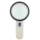 8X 85mm Magnifying Glass Eye Magnifier Jewelry Loupe Watch Microscope with 12 LED Light Wide Application
