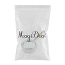 Metal Handheld Magnifier with Light LED Loupe 10X 75mm Microscope for Jewelry Watch Repair Kit Stamp Collection Observation Portable Design