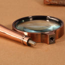 5X Magnifying Glass Eye Magnifier Jewelry Loupe Map Sewing Cloth Watch Microscope Wide Application