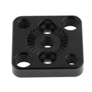 Mounting Extension Plate Adapter for DJI Ronin S Handheld Gimbal w/ 1/4 inch & 3/8 inch Screw Holes