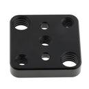 Mounting Extension Plate Adapter for DJI Ronin S Handheld Gimbal w/ 1/4 inch & 3/8 inch Screw Holes