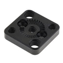 Mounting Extension Plate Adapter for DJI Ronin S Handheld Gimbal w/ 1/4 inch & 3/8 inch Screw Holes