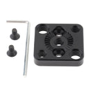 Mounting Extension Plate Adapter for DJI Ronin S Handheld Gimbal w/ 1/4 inch & 3/8 inch Screw Holes