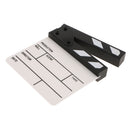 Movie Clapper Board Director Clapboard Film Making Kit Props Acrylic Wooden 6.5''x6.0