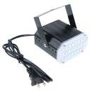 Sound Activated Flash Speed Control Party Stage Strobe White Light 24 LEDs