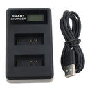 Dual Battery Charger for Canon LP-E12, Compatible with Canon EOS M, M2, M10, M50, M100, 100D, Kiss M, Kiss X7, Rebel SL1, PowerShot SX70 HS Cameras