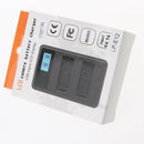 Dual Battery Charger for Canon LP-E12, Compatible with Canon EOS M, M2, M10, M50, M100, 100D, Kiss M, Kiss X7, Rebel SL1, PowerShot SX70 HS Cameras