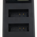 Dual Battery Charger for Canon LP-E12, Compatible with Canon EOS M, M2, M10, M50, M100, 100D, Kiss M, Kiss X7, Rebel SL1, PowerShot SX70 HS Cameras