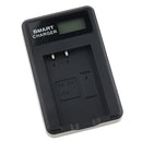 LP-E17 Battery Charger with LCD Display for Canon EOS Rebel T7i, T6i, T6s, SL2, EOS M6, M5, M3, 77D, 750D, 760D, 800D, 200D, 8000D, KISS X8i Cameras