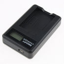 LP-E17 Battery Charger with LCD Display for Canon EOS Rebel T7i, T6i, T6s, SL2, EOS M6, M5, M3, 77D, 750D, 760D, 800D, 200D, 8000D, KISS X8i Cameras