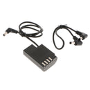 DMW-DCC12 DC Coupler for Panasonic GH5 GH4 GH3 GH3K GH4K Camera DMW-BLF19E Battery Repair Part & F970 Plate Adapter
