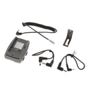 12V DV Battery Plate Adapter for BMPCC Camera Power Supply Cable Coiled Cord Charging Kit with L Bracket Standard 1/4 Inch Hole