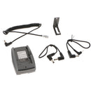 12V DV Battery Plate Adapter for BMPCC Camera Power Supply Cable Coiled Cord Charging Kit with L Bracket Standard 1/4 Inch Hole
