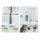 Wall Card Photo Props Paper Outdoor Indoor Theme Double-sided Textured Illustration for Home Shop Cafe Studio Decoration