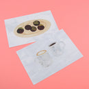 Wall Card Photo Props Paper Cup Fruit Theme Double-sided Textured Illustration for Home Shop Cafe Studio Decoration