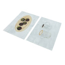 Wall Card Photo Props Paper Cup Fruit Theme Double-sided Textured Illustration for Home Shop Cafe Studio Decoration