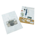 Wall Card Photo Props Paper Dining Table Theme Double-sided Textured Illustration for Home Shop Cafe Studio Decoration