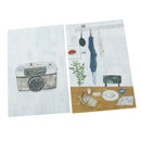 Wall Card Photo Props Paper Dining Table Theme Double-sided Textured Illustration for Home Shop Cafe Studio Decoration