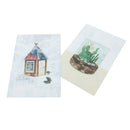 Wall Card Photo Props Paper House Plant Theme Double-sided Textured Illustration for Home Shop Cafe Studio Decoration