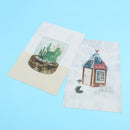 Wall Card Photo Props Paper House Plant Theme Double-sided Textured Illustration for Home Shop Cafe Studio Decoration