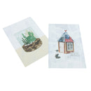 Wall Card Photo Props Paper House Plant Theme Double-sided Textured Illustration for Home Shop Cafe Studio Decoration