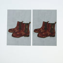 Wall Card Photo Props Paper Boots Socks Theme Double-sided Textured Illustration for Home Shop Cafe Studio Decoration