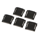 5 Pieces Hot Shoe Cover Protector Cap for Canon Nikon Olympus Pentax DSLR SLR ( Black )