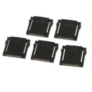 5 Pieces Hot Shoe Cover Protector Cap for Canon Nikon Olympus Pentax DSLR SLR ( Black )