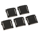 5 Pieces Hot Shoe Cover Protector Cap for Canon Nikon Olympus Pentax DSLR SLR ( Black )