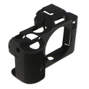 Black Soft Skin Silicone Cover Case for Sony A7 A7R A7S Camera Protector Accessory Kit