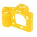 Yellow Soft Skin Silicone Cover Case for Sony A7 A7R A7S Camera Protector Accessory Kit