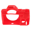 Red Soft Skin Silicone Cover Case for Sony A7 A7R A7S Camera Protector Accessory Kit