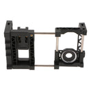 Phone Cage Stabilizer Video Rig Mount with 0.45X Wide Angle 12.5X Macro Close-up Lenses 2 In 1 & 12X Telephoto Lens for iPhone Samsung Huawei