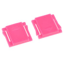 5 Pieces Hot Shoe Cover Protector Cap for Canon Nikon Olympus Pentax DSLR SLR ( Rose Red )