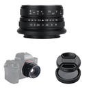 25mm F/1.8 Prime Lens APS-C Manual Focus for Canon EOS-M Mount Cameras M1 M2 M3 M5 M6 M10 M100 (EF-M Mounts)