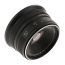 25mm F/1.8 Prime Lens APS-C Manual Focus for Micro Four Third Mount Cameras GF5 GF6 GM1E-PL5 (M 4/3 Mounts)
