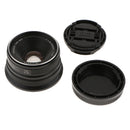 25mm F/1.8 Prime Lens APS-C Manual Focus for Micro Four Third Mount Cameras GF5 GF6 GM1E-PL5 (M 4/3 Mounts)