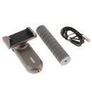 Handheld Gimbal Stabilizer Selfie Stick for iPhone Xs Max Xr X 8 Plus 7 6 SE Android Smartphone Samsung Galaxy S9+ S9 S8+ S8 S7 S6 Q2 Edge Gray
