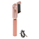Handheld Gimbal Stabilizer Selfie Stick for iPhone Xs Max Xr X 8 Plus 7 6 SE Android Smartphone Samsung Galaxy S9+ S9 S8+ S8 S7 S6 Q2 Edge Rose Gold