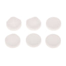 6X Thumb Grips Silicone Non-Slip Joystick Thumbsticks Cap for Nintendo Switch Poke Ball Plus Pokeball NS Controller White