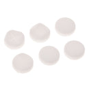 6X Thumb Grips Silicone Non-Slip Joystick Thumbsticks Cap for Nintendo Switch Poke Ball Plus Pokeball NS Controller White
