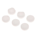 6X Thumb Grips Silicone Non-Slip Joystick Thumbsticks Cap for Nintendo Switch Poke Ball Plus Pokeball NS Controller White