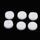 6X Thumb Grips Silicone Non-Slip Joystick Thumbsticks Cap for Nintendo Switch Poke Ball Plus Pokeball NS Controller White