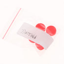 6x Silicone Cap Thumb Grip Stick Cap Cover Joystick Thumbstick Caps for Nintendo Switch Poke Ball Plus Controller - Red