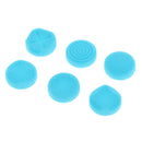 6X Thumb Grips Silicone Non-Slip Joystick Thumbsticks Cap for Nintendo Switch Poke Ball Plus Pokeball NS Controller Blue