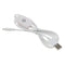 1.5m/5ft Long White USB 2.0 Lamp Power Cord Dimming Cable with Dimmer Switch