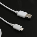 1.5m/5ft Long White USB 2.0 Lamp Power Cord Dimming Cable with Dimmer Switch