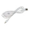 1.5m/5ft Long White USB 2.0 Lamp Power Cord Dimming Cable with Dimmer Switch