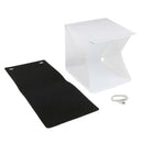 20cm 8inch Light Room Photo Studio Photography Lighting Tent Kit Mini Cube Box with 2Pcs White & Black Backdrops B