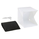 20cm 8inch Light Room Photo Studio Photography Lighting Tent Kit Backdrop Cube Box with 2 Row LED -A